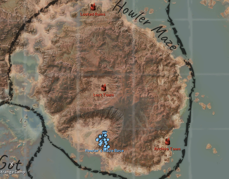 Base Locations for most zones Kenshi